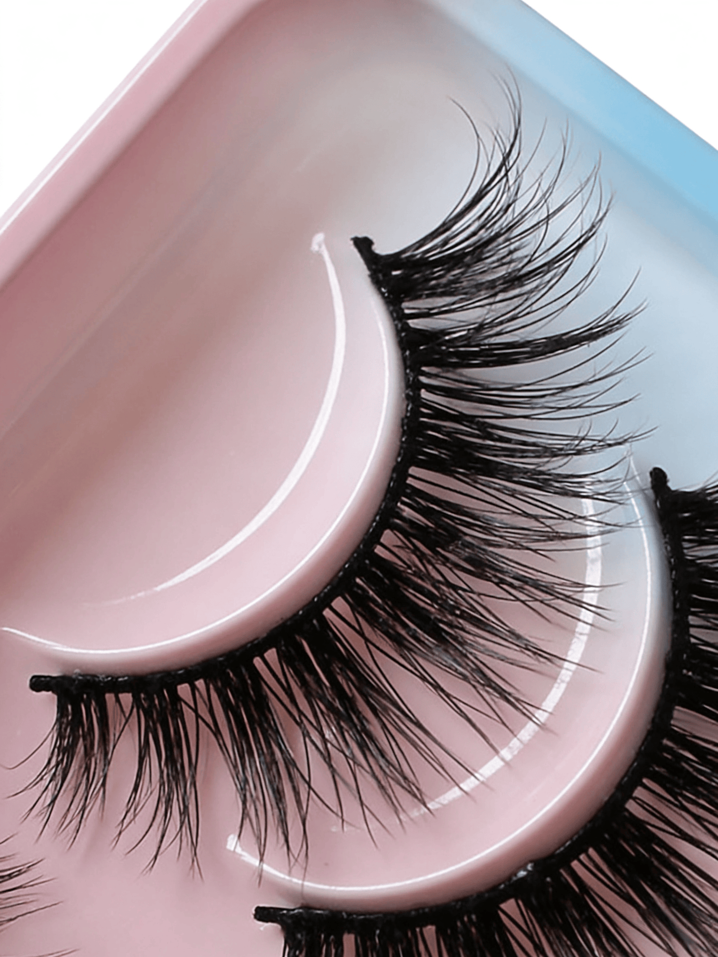 10 Pairs Wet Manga Lashes Cosplay Natural Wispy Fairy Cross Fluffy Eyelash Extensions Makeup Tool Strip Lashes, Lashes, Eyelashes, Fake Lashes