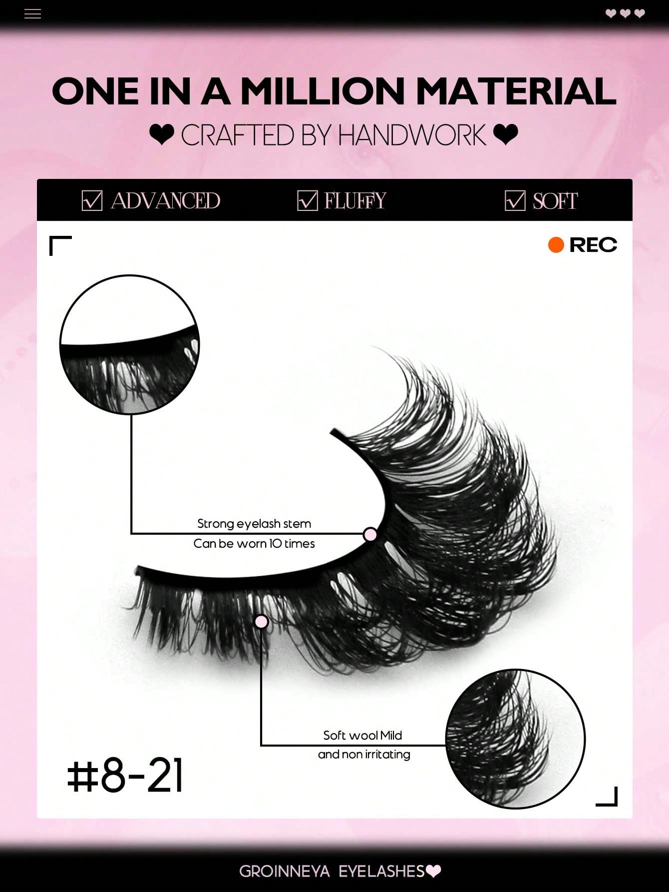Hot 7 Pairs Of Cat Eye 3d Mink Fur False Eyelashes, Soft, Fine, Natural & Reusable Lashes For Thick & Lengthening Strip Lashes,Lashes,Eyelashes,Fake Lashes