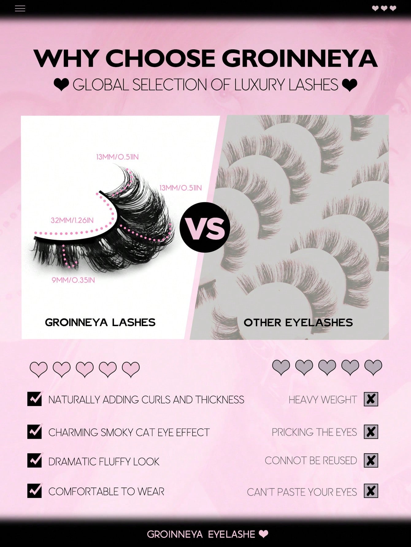 Hot 7 Pairs Of Cat Eye 3d Mink Fur False Eyelashes, Soft, Fine, Natural & Reusable Lashes For Thick & Lengthening Strip Lashes,Lashes,Eyelashes,Fake Lashes