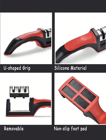 Kitchen Knife Sharpener Specialized Tool for Quick Angle-Setting and Edge-Opening For Household Kitchen Knives and Scissors Sharpening Stone