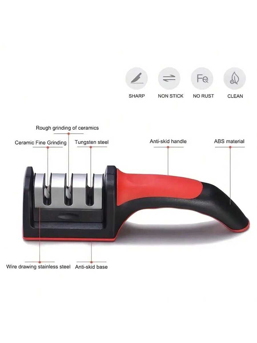 Kitchen Knife Sharpener Specialized Tool for Quick Angle-Setting and Edge-Opening For Household Kitchen Knives and Scissors Sharpening Stone