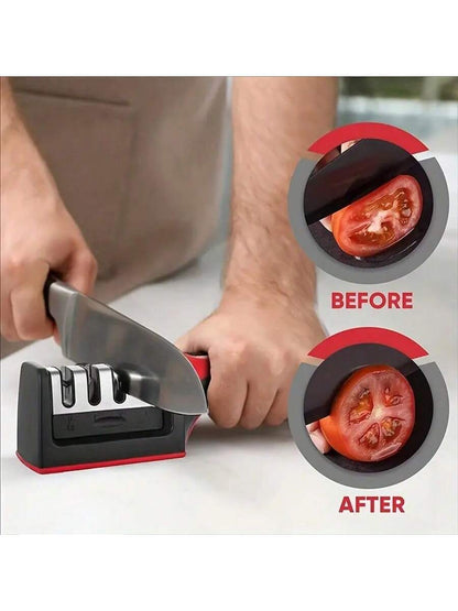 Kitchen Knife Sharpener Specialized Tool for Quick Angle-Setting and Edge-Opening For Household Kitchen Knives and Scissors Sharpening Stone