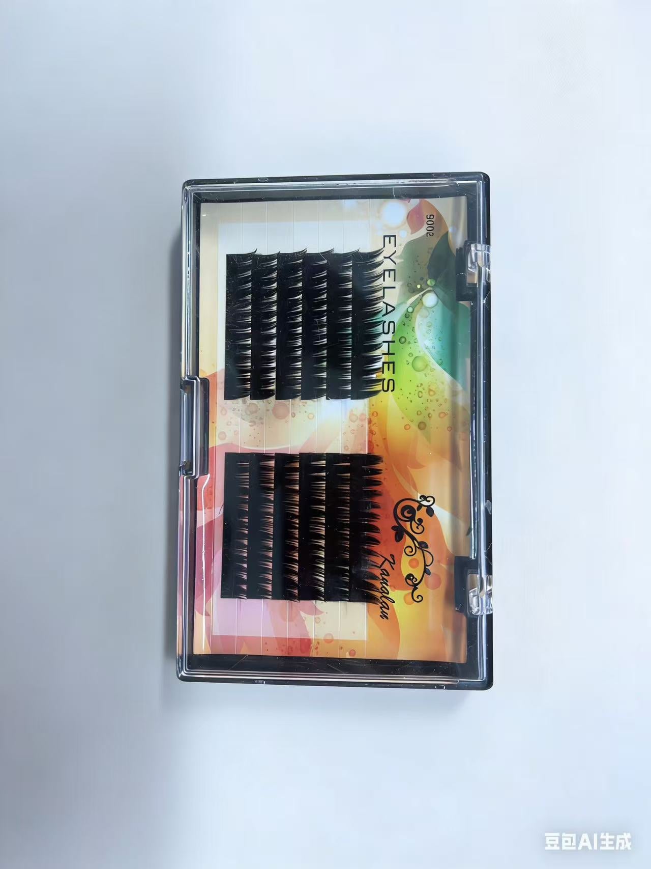 12Rows C/D Curl Black Eyelash Extension 0.07mm Mix 8-12mm Mink Individual Eyelash Lashes High Quality Color Natural Korean Eyelashs