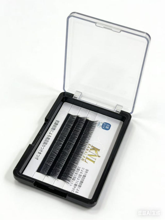 YY 3D 4D 5D W Shape Eyelash Extension Hand Woven Soft Light Natural Lashes Premade Volume Fan Eyelashes Lash Clusters,Eye Lash Clusters,Individual Eyelashes,Lashes,Fake Lashes