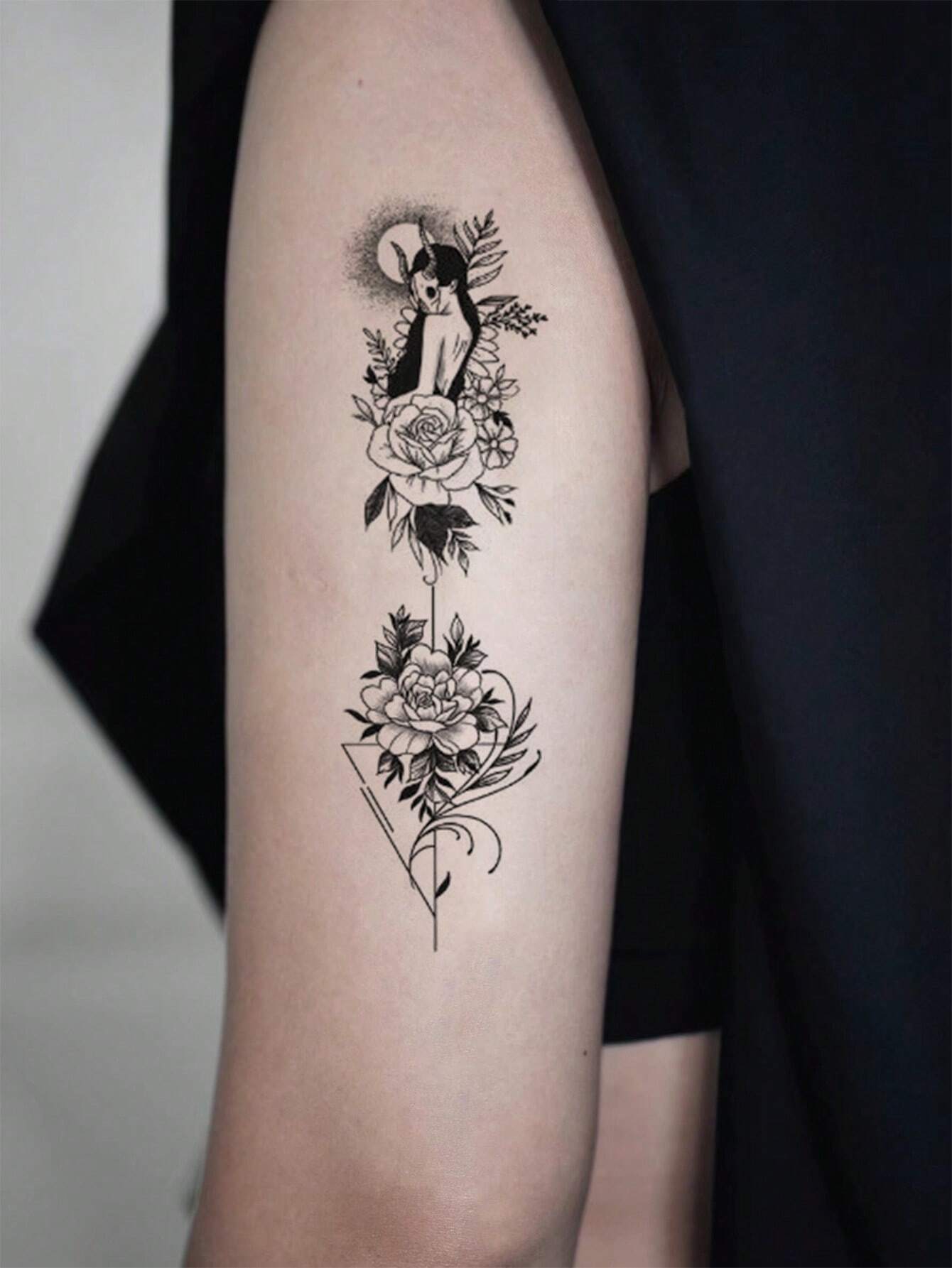 30 Creative Temporary Tattoo Stickers, Suitable For Both Men And Women, Realistic And Waterproof, And Any Place You Want