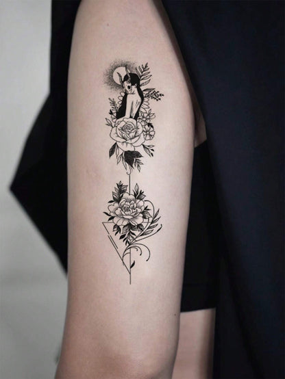 30 Creative Temporary Tattoo Stickers, Suitable For Both Men And Women, Realistic And Waterproof, And Any Place You Want