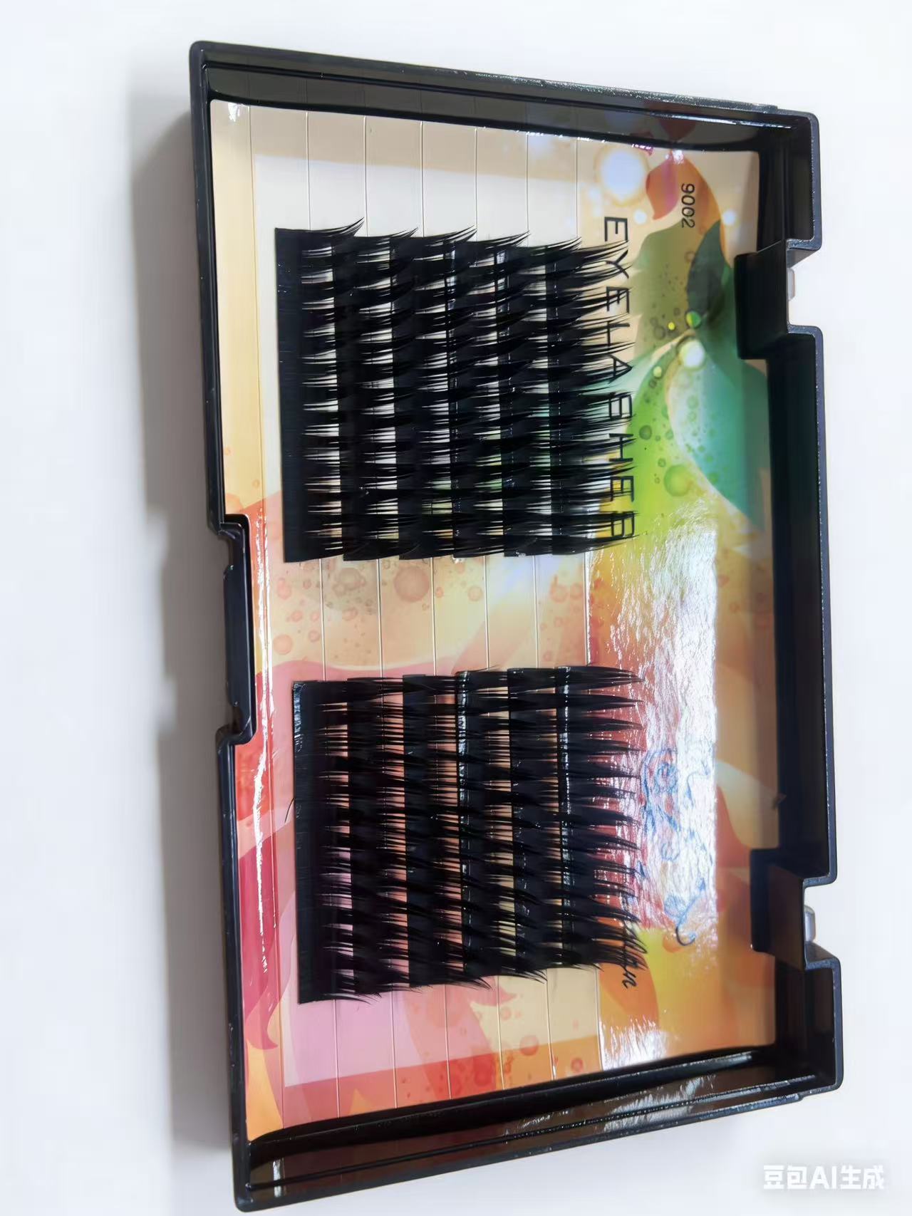 12Rows C/D Curl Black Eyelash Extension 0.07mm Mix 8-12mm Mink Individual Eyelash Lashes High Quality Color Natural Korean Eyelashs