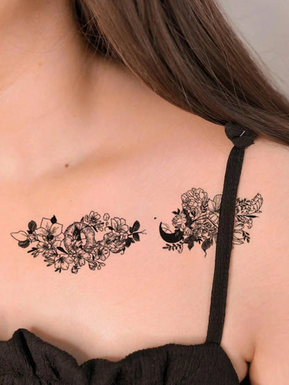 30 Creative Temporary Tattoo Stickers, Suitable For Both Men And Women, Realistic And Waterproof, And Any Place You Want