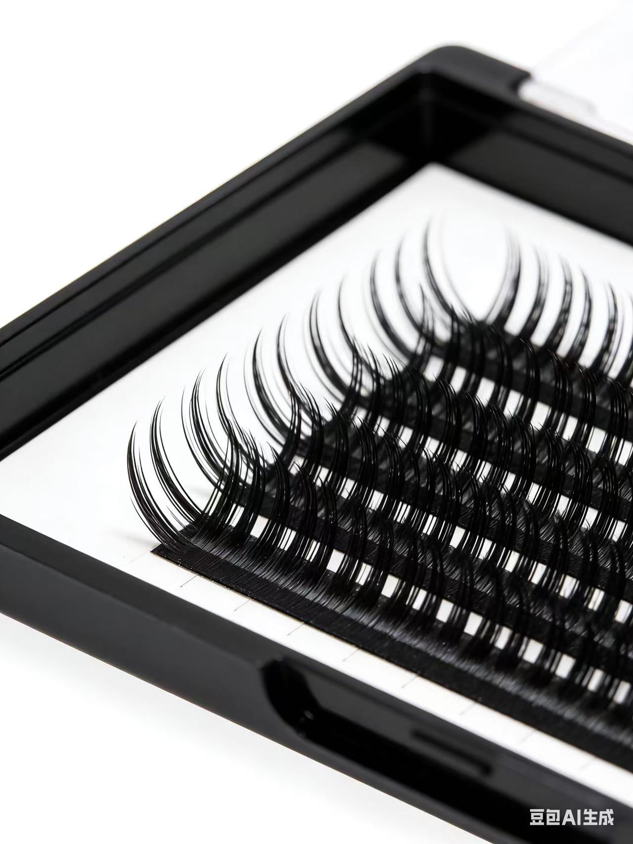 12Rows C/D Curl Black Eyelash Extension 0.07mm Mix 8-12mm Mink Individual Eyelash Lashes High Quality Color Natural Korean Eyelashs