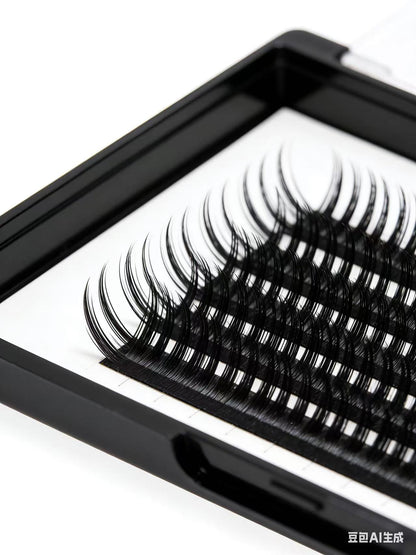 12Rows C/D Curl Black Eyelash Extension 0.07mm Mix 8-12mm Mink Individual Eyelash Lashes High Quality Color Natural Korean Eyelashs
