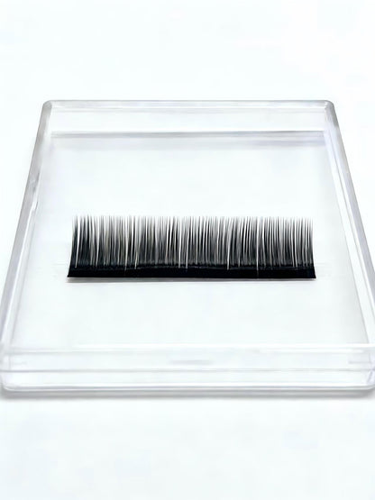 12 Trays Easy Fan Eyelash Extensions C/D Curl 0.03 8-12mm & Mixed Tray Fluffy Eyelash Extensions 2D-10D Self-Fanning Lashes