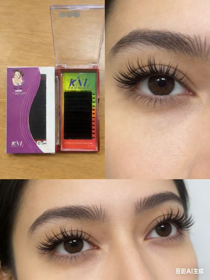 12 Rows L Curl Easy Fan False Eyelash Extensions New Fashion Professional Mink Lashes M Shape Individual Lashes For Makeup Lash Clusters,Eye Lash Clusters,Individual Eyelashes,Lashes,Fake Lashes