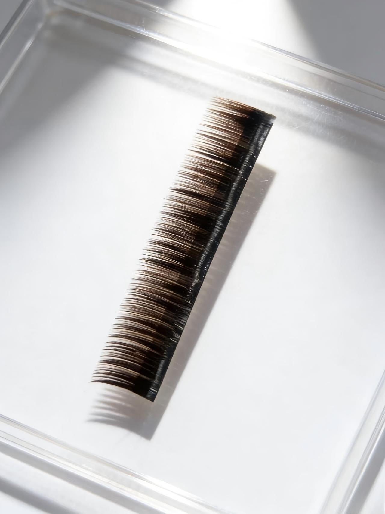  12 Trays Eyelash Extensions C/D Curl 0.09 8-17mm & Mixed Tray Fluffy Eyelash Extensions 2D-10D Self-Fanning Lashes