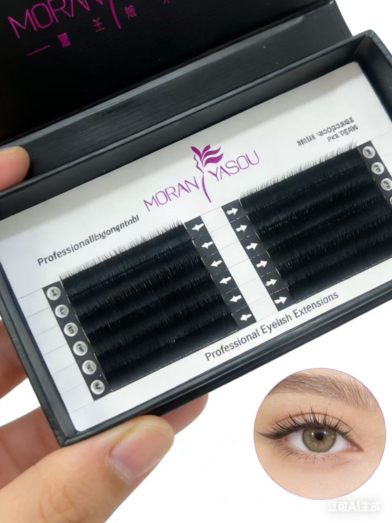12 Rows L Curl Easy Fan False Eyelash Extensions New Fashion Professional Mink Lashes M Shape Individual Lashes For Makeup Lash Clusters,Eye Lash Clusters,Individual Eyelashes,Lashes,Fake Lashes