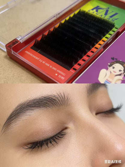 12 Rows L Curl Easy Fan False Eyelash Extensions New Fashion Professional Mink Lashes M Shape Individual Lashes For Makeup Lash Clusters,Eye Lash Clusters,Individual Eyelashes,Lashes,Fake Lashes