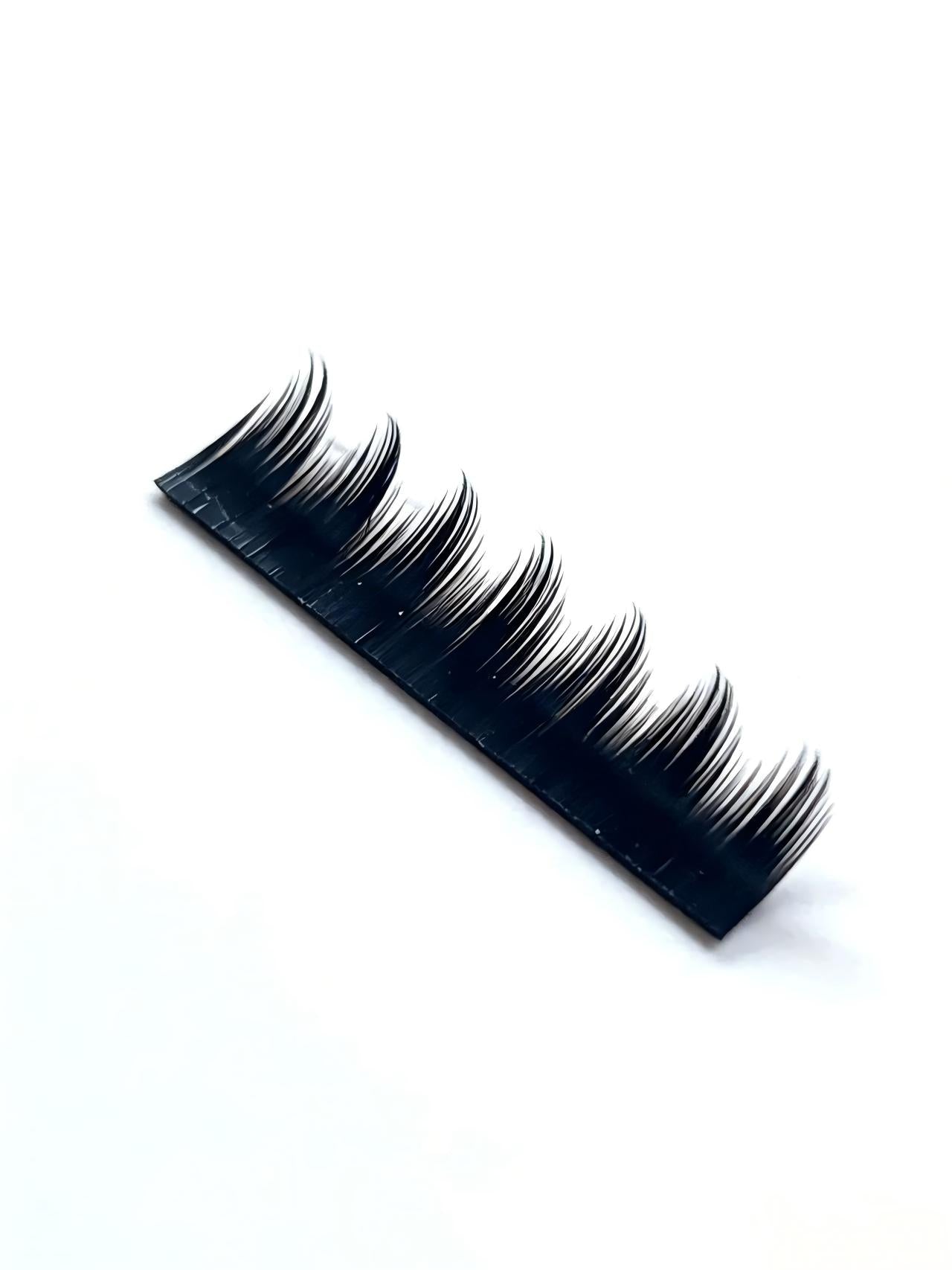 12Rows C/D Curl Black Eyelash Extension 0.12mm Mix 8-12mm Mink Individual Eyelash Lashes High Quality Color Natural Korean Eyelashs