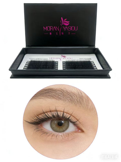 12 Rows L Curl Easy Fan False Eyelash Extensions New Fashion Professional Mink Lashes M Shape Individual Lashes For Makeup Lash Clusters,Eye Lash Clusters,Individual Eyelashes,Lashes,Fake Lashes