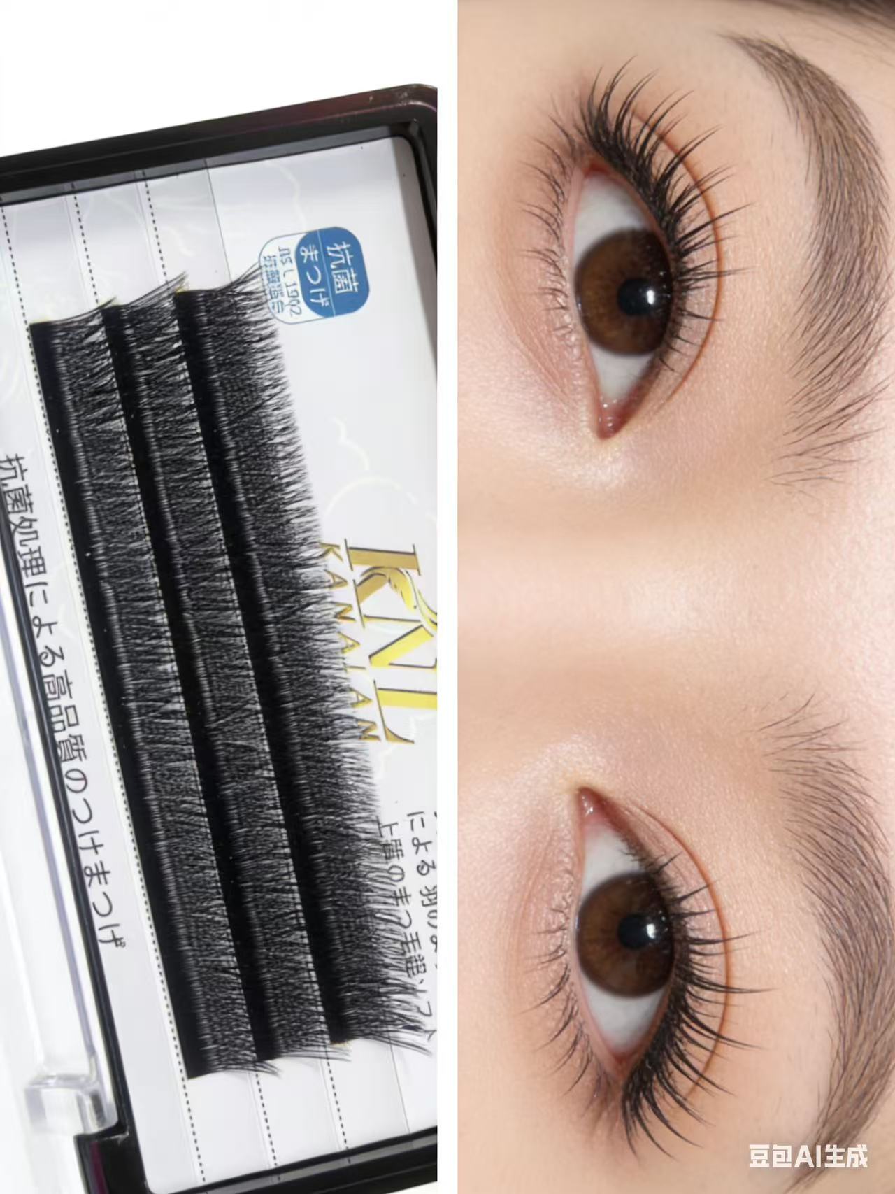 YY 3D 4D 5D W Shape Eyelash Extension Hand Woven Soft Light Natural Lashes Premade Volume Fan Eyelashes Lash Clusters,Eye Lash Clusters,Individual Eyelashes,Lashes,Fake Lashes