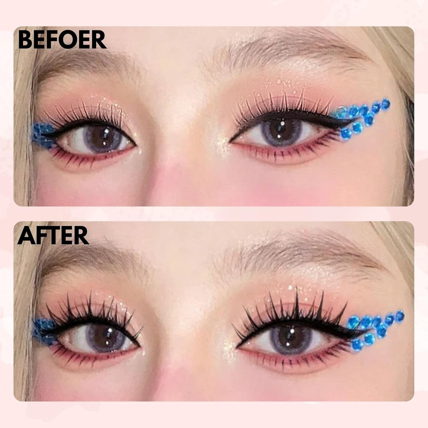 10 Pairs Anime Cat Eye Fluffy Lashes, European Style,Multi-Pair Set, Reusable D Curl, Extra Thick, Professional Makeup For Cosplay And Stage, Dramatic Eye Look, Easy Application For Beginners