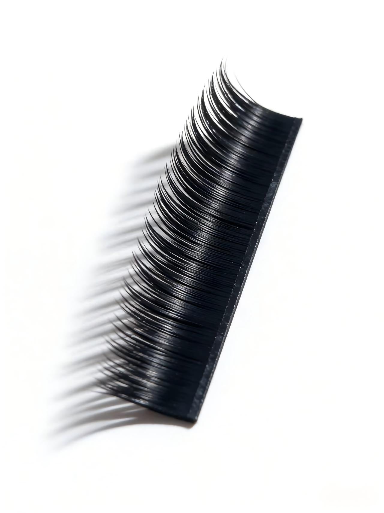 10 Trays MASSCAKU Easy Fan Eyelash Extensions C/D Curl 0.03 8-12mm & Mixed Tray Fluffy Eyelash Extensions 2D-10D Self-Fanning Lashes