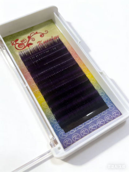  12 Trays Eyelash Extensions C/D Curl 0.09 8-17mm & Mixed Tray Fluffy Eyelash Extensions 2D-10D Self-Fanning Lashes
