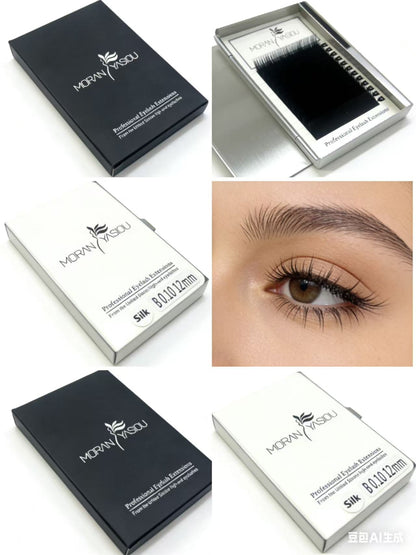 12 Rows L Curl Easy Fan False Eyelash Extensions New Fashion Professional Mink Lashes M Shape Individual Lashes For Makeup Lash Clusters,Eye Lash Clusters,Individual Eyelashes,Lashes,Fake Lashes