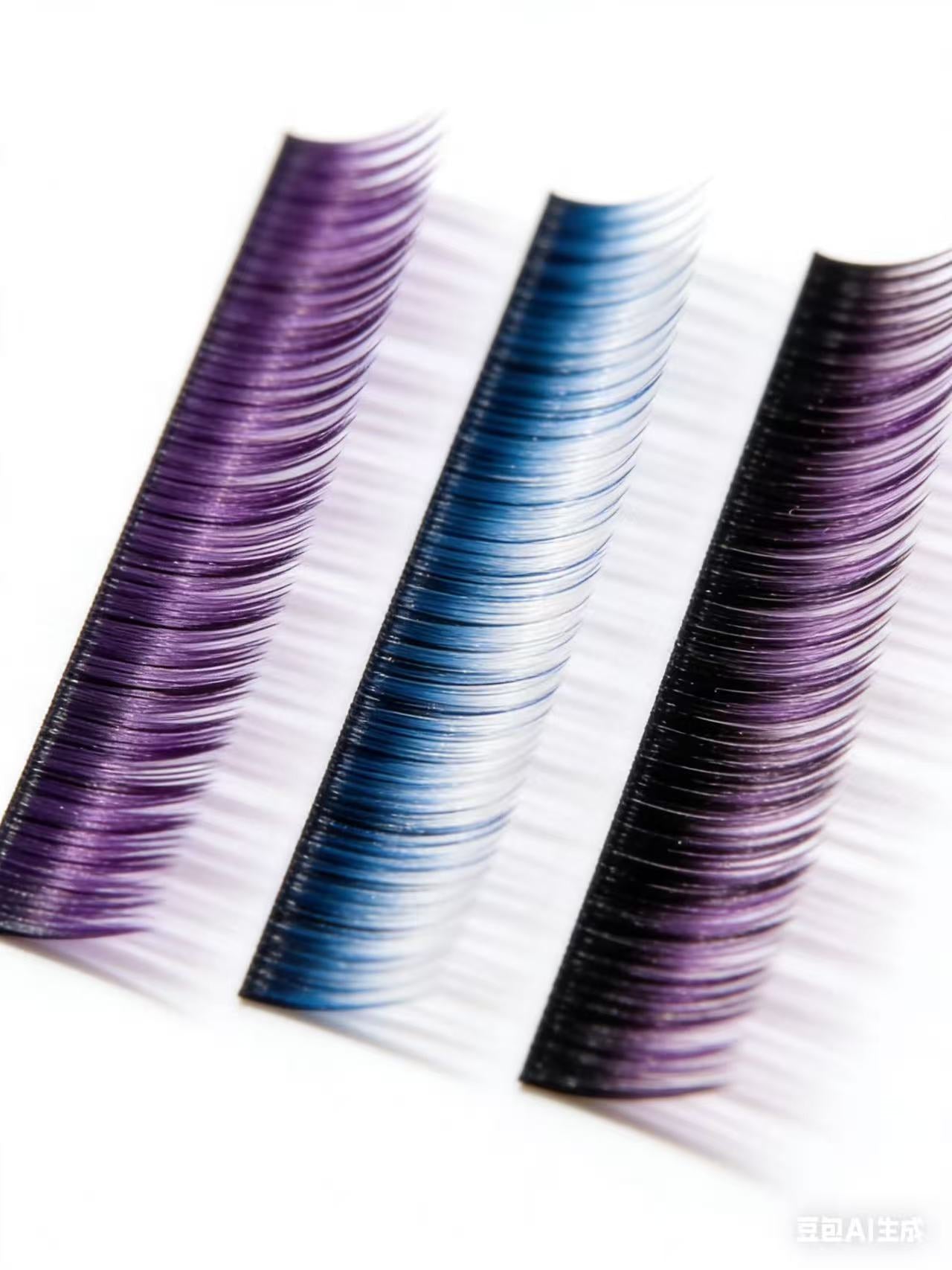  12 Trays Eyelash Extensions C/D Curl 0.09 8-17mm & Mixed Tray Fluffy Eyelash Extensions 2D-10D Self-Fanning Lashes